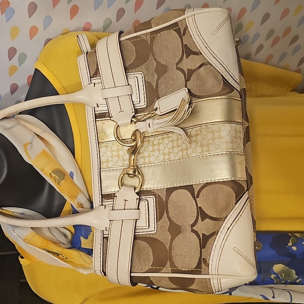 Coach 2006 Medium Carry All Monogram Verge Of VINTAGE - Picture 9 of 9